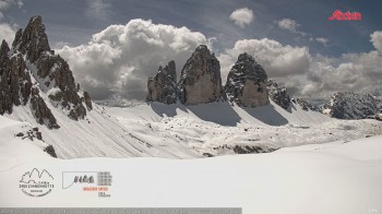 Dreizinnenhütte Südtirol: Blick auf die 3 Zinnen