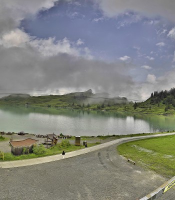 Engelberg: Panoramic view lake Trübsee