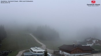 Garmisch-Classic: Bergstation Hausberg - Blick nach Südwesten