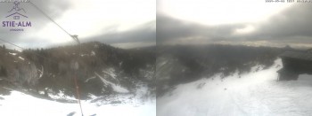 Panorama view Idealhang, ski resort Brauneck