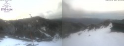 Panorama view Idealhang, ski resort Brauneck