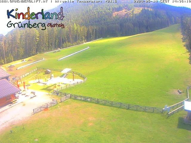 Webcam im Kinderland Grünberg Obsteig • Innsbruck & seine Feriendörfer